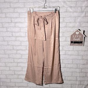 Kittenish casual satin pants size large